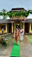 HH Swamiji's visit and Jalabhisheka at Bhandikeri Math, Gokarn (6 July 2025)