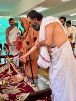 HH Swamiji's visit to Maharshi Karve Stree Shikshan Saunstha's Anudanith Madhyamik Ashram Shala, Kamshet (28 Nov 2024)