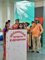 HH Swamiji's visit to Maharshi Karve Stree Shikshan Saunstha's Anudanith Madhyamik Ashram Shala, Kamshet (28 Nov 2024)