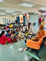 HH Swamiji's visit to Maharshi Karve Stree Shikshan Saunstha's Anudanith Madhyamik Ashram Shala, Kamshet (28 Nov 2024)