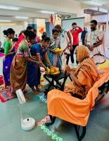 HH Swamiji's visit to Maharshi Karve Stree Shikshan Saunstha's Anudanith Madhyamik Ashram Shala, Kamshet (28 Nov 2024)