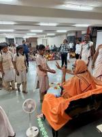 HH Swamiji's visit to Maharshi Karve Stree Shikshan Saunstha's Anudanith Madhyamik Ashram Shala, Kamshet (28 Nov 2024)