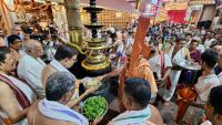 HH Swamiji's visit to the Sharada Mahotsav - Acharya Math, Venkatraman Temple, Mangaluru (14 Oct 2024)
