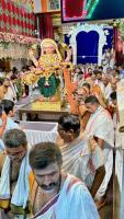 HH Swamiji's visit to the Sharada Mahotsav - Acharya Math, Venkatraman Temple, Mangaluru (14 Oct 2024)