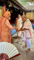 HH Swamiji's visit to Shri Panduranga Temple, Kasargod, Kerala (23 Sep 2024)