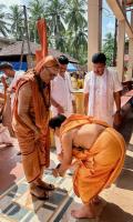 HH Swamijis visit to Shri Rajarajeshwari Temple, Polali (22 Sep 2024)