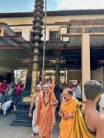 HH Swamijis visit to Shri Rajarajeshwari Temple, Polali (22 Sep 2024)