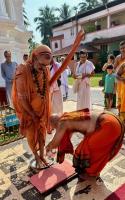 HH Swamiji's visit to Shri Shantadurga Temple, Goa (3 Nov 2024)