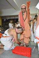 HH Swamiji’s arrival at Shirali after completing Chaturmas 2026 at Vittal (27 Sep 2026)