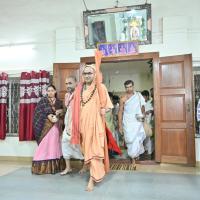 HH Swamiji’s arrival at Shirali after completing Chaturmas 2026 at Vittal (27 Sep 2026)