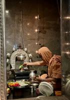 Jalabhisheka at HH Shrimat Krishnashram Swamiji Sannidhi on Samaradhana Divasa (23 Dec 2024)