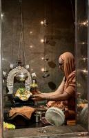Jalabhisheka at HH Shrimat Krishnashram Swamiji Sannidhi on Samaradhana Divasa (23 Dec 2024)