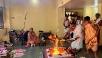 Mandala Puja by HH Swamiji at Shri Guru Math, Mallapur (14 April)