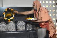 Jalabhisheka by HH Swamiji; Picture Courtesy Shri Dinesh Karkal