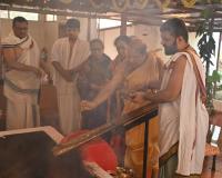 Shri Chandika Homa; Picture Courtesy Shri Dinesh Karkal