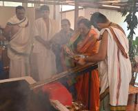 Shri Chandika Homa; Picture Courtesy Shri Dinesh Karkal