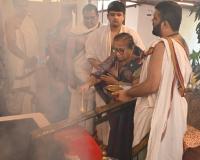 Shri Chandika Homa; Picture Courtesy Shri Dinesh Karkal