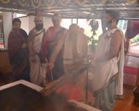 Shri Chandika Homa; Picture Courtesy Shri Dinesh Karkal