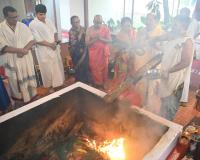 Shri Chandika Homa; Picture Courtesy Shri Dinesh Karkal