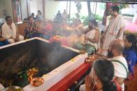 Shri Chandika Homa; Picture Courtesy Shri Dinesh Karkal