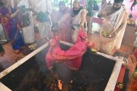 Shri Chandika Homa; Picture Courtesy Shri Dinesh Karkal