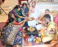 Shri Guru Paduka Pujana; Picture Courtesy Shri Dinesh Karkal