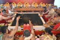 Shri Chandika Homa; Picture Courtesy Shri Dinesh Karkal