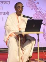 Talk on Shri Lalita Sahasranama Stotram by Shri Krishnanand Mankikar; Picture Courtesy Shri Dinesh Karkal