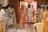 Aagamana of HH Swamiji for Shri Devi Pujana; Picture Courtesy Shri Dinesh Karkal