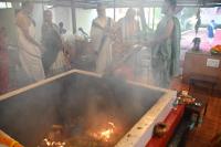 Shri Chandika Homa; Picture Courtesy Shri Dinesh Karkal