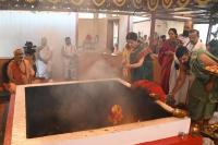 Shri Durga Homa; Picture Courtesy Shri Dinesh Karkal