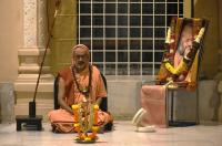 Shri Devi Pujana by HH Swamiji; Picture Courtesy Shri Abhinav Kalla