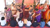 Shri Chandika Homa, Kumarika Puja; Picture Courtesy Shri Dinesh Karkal