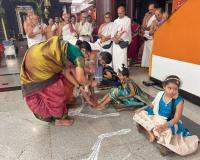 Kumarika Puja; Picture Courtesy Shri Jnanesh Hattangadi Bhat