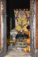 Pujana-s at the Durga Parameshwari Temple, and Samadhi Sannidhih of HH Shrimat Parijnanashram Swamiji III in Karla on Shishya Sweekar Jayanti