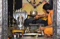 Pujana-s at the Durga Parameshwari Temple, and Samadhi Sannidhih of HH Shrimat Parijnanashram Swamiji III in Karla on Shishya Sweekar Jayanti