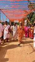 Punar Prathishta of Shri Shivalingeshwara and Parivar Devata at Shirani-Kaikini  by HH Swamiji (26 Dec 2024)