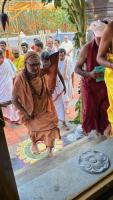 Punar Prathishta of Shri Shivalingeshwara and Parivar Devata at Shirani-Kaikini  by HH Swamiji (26 Dec 2024)