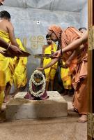 Punar Prathishta of Shri Shivalingeshwara and Parivar Devata at Shirani-Kaikini  by HH Swamiji (26 Dec 2024)