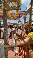Punar Prathishta of Shri Shivalingeshwara and Parivar Devata at Shirani-Kaikini  by HH Swamiji (26 Dec 2024)