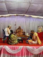 Punar Prathishta of Shri Shivalingeshwara and Parivar Devata at Shirani-Kaikini  by HH Swamiji (26 Dec 2024)