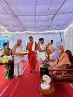 Punar Prathishta of Shri Shivalingeshwara and Parivar Devata at Shirani-Kaikini  by HH Swamiji (26 Dec 2024)