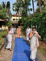 Shodashopachar Puja by HH Swamiji at Srivali Bhuvaneshwari Devi Sannidhi - SCM Shirali (1 August 2025)