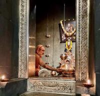 Shodashopachara Puja at HH Shrimat Pandurangashram Swamiji Sannidhi, SCM Shirali, by HH Swamiji (23 Aug 2025)
