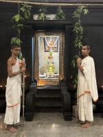 Shravana Vishesha puja at HH Shrimat Pandurangashram Swamiji Sannidhih (11 Sep 2026); Picture Courtesy Shri Jnanesh Hattangadi, Bhat