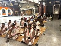 Shravana Vishesha puja at HH Shrimat Pandurangashram Swamiji Sannidhih (11 Sep 2026); Picture Courtesy Shri Jnanesh Hattangadi, Bhat