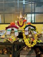 Shri Durga Homa Purnahuti in the upasthiti of HH Swamiji at SCM Shirali (10 Oct 2024)