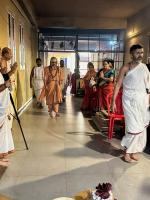 Shri Durga Homa Purnahuti in the upasthiti of HH Swamiji at SCM Shirali (10 Oct 2024)