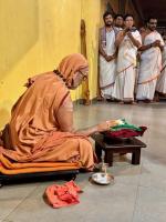 Shri Durga Homa Purnahuti in the upasthiti of HH Swamiji at SCM Shirali (10 Oct 2024)