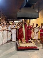 Shri Durga Homa Purnahuti in the upasthiti of HH Swamiji at SCM Shirali (10 Oct 2024)